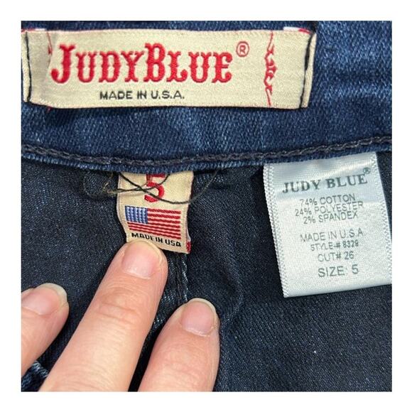 Judy Blue Vintage 70s High Waist Skinny Jeggings Size 5 Retro Mom Jeans - Picture 7 of 11